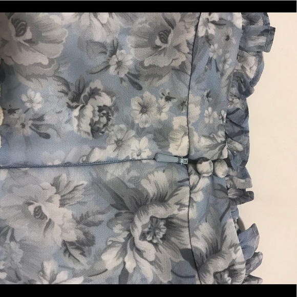 Blue Floral Maxi Dress - Picture 6 of 6